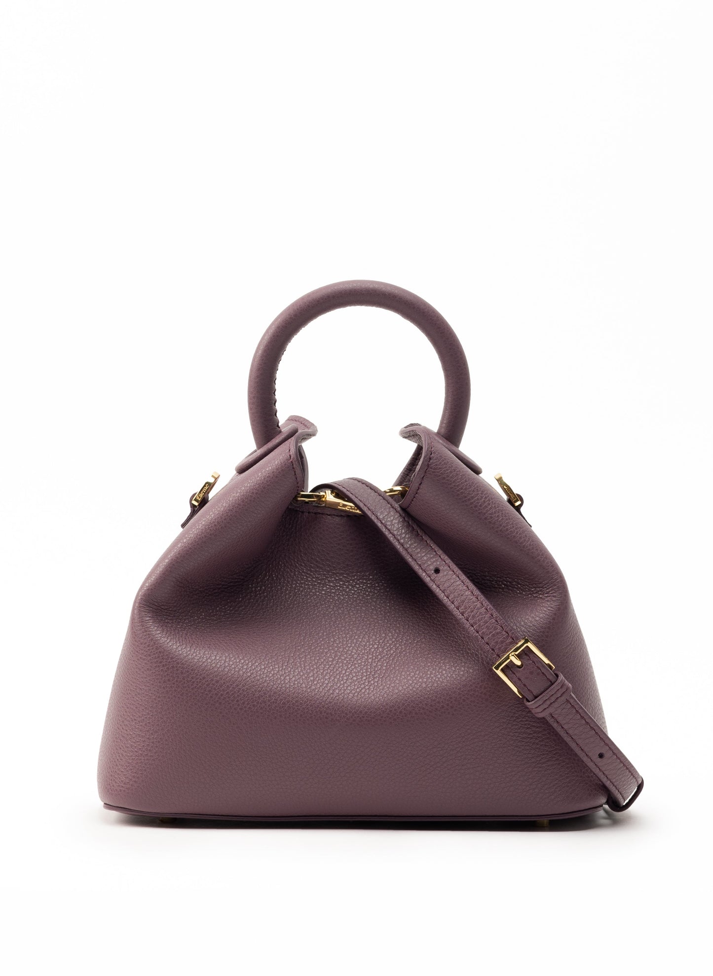Baozi Pebbled Leather Blackberry