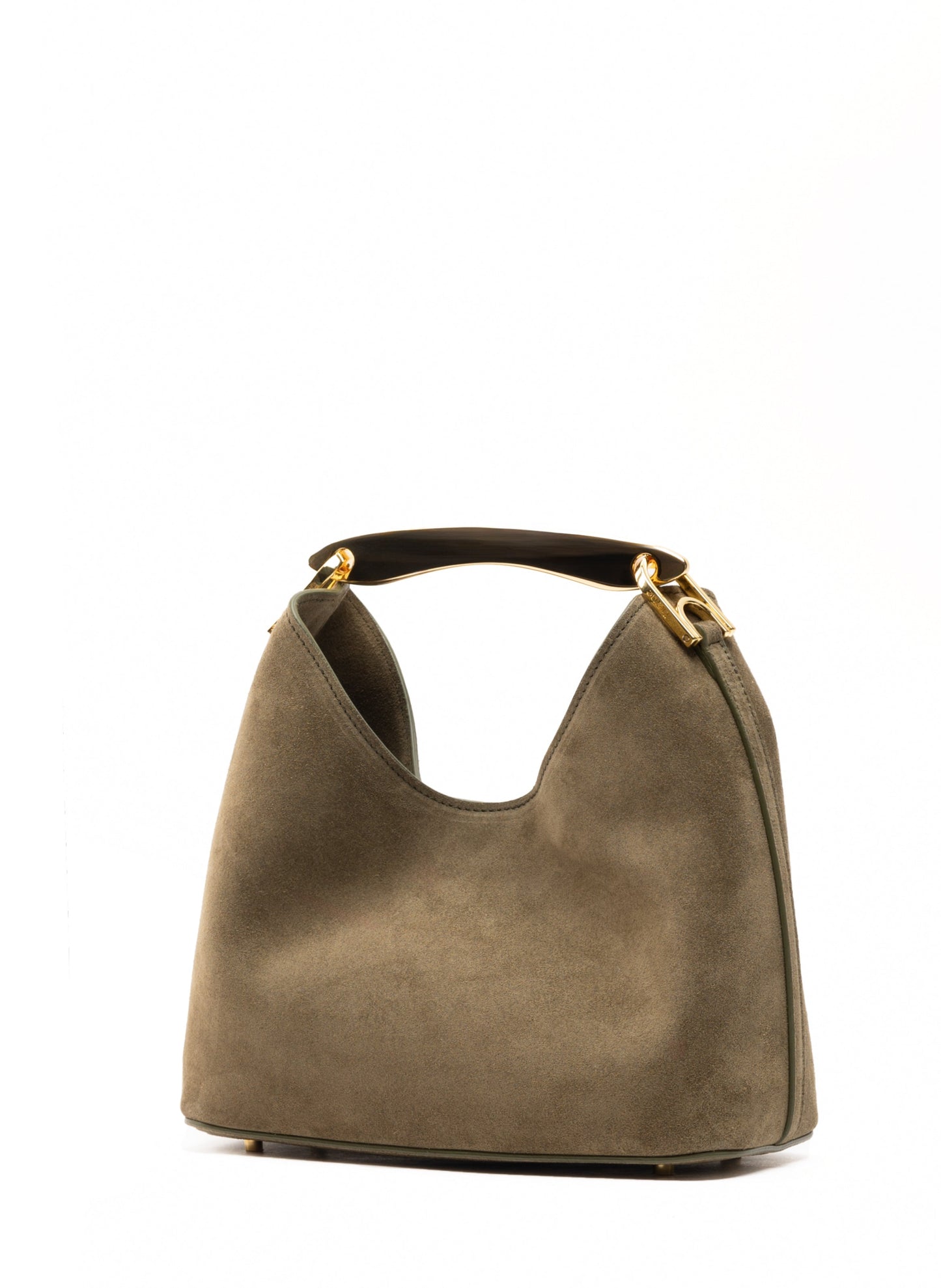 Small Boomerang Suede Truffle