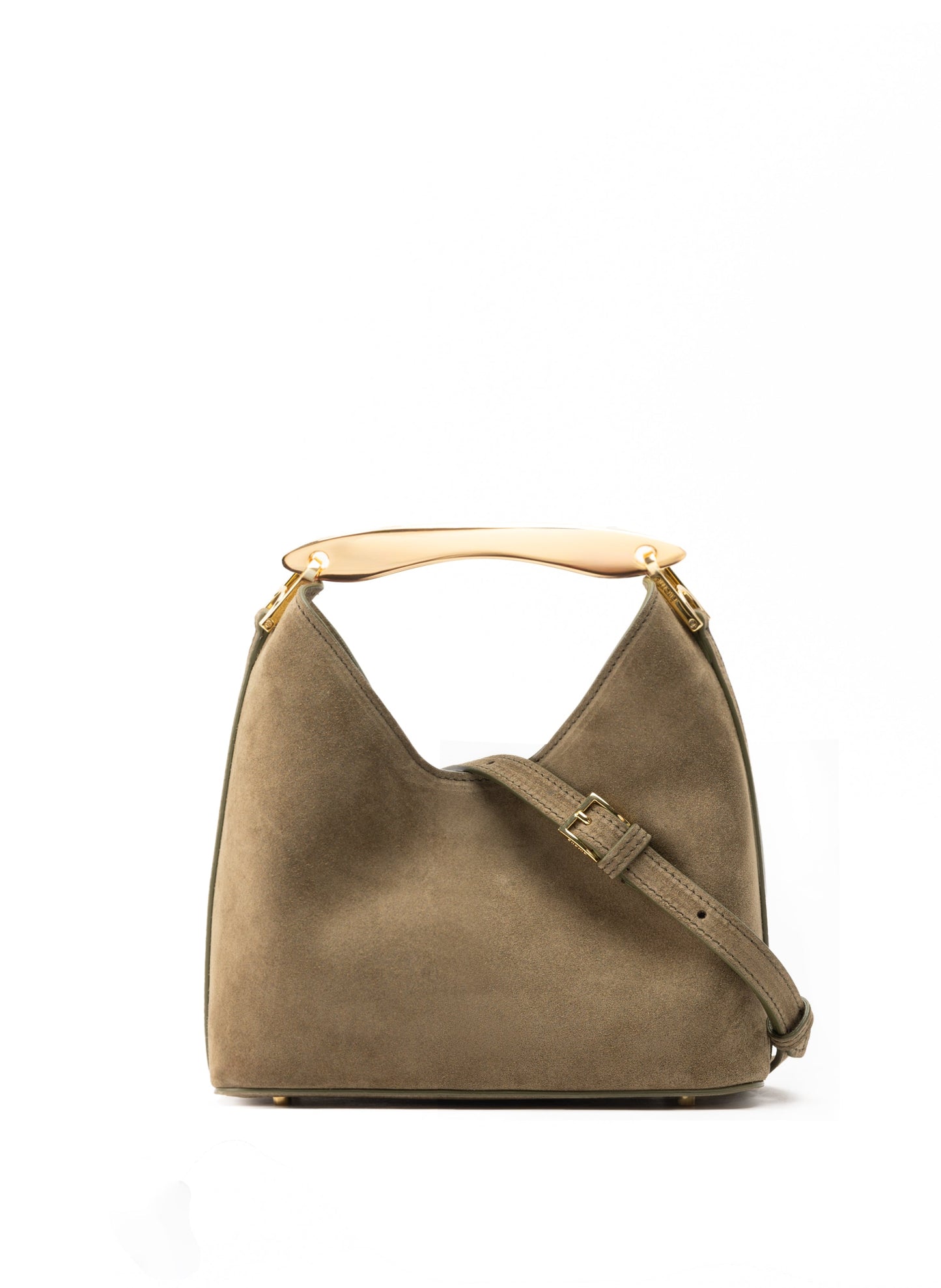 Small Boomerang Suede Truffle