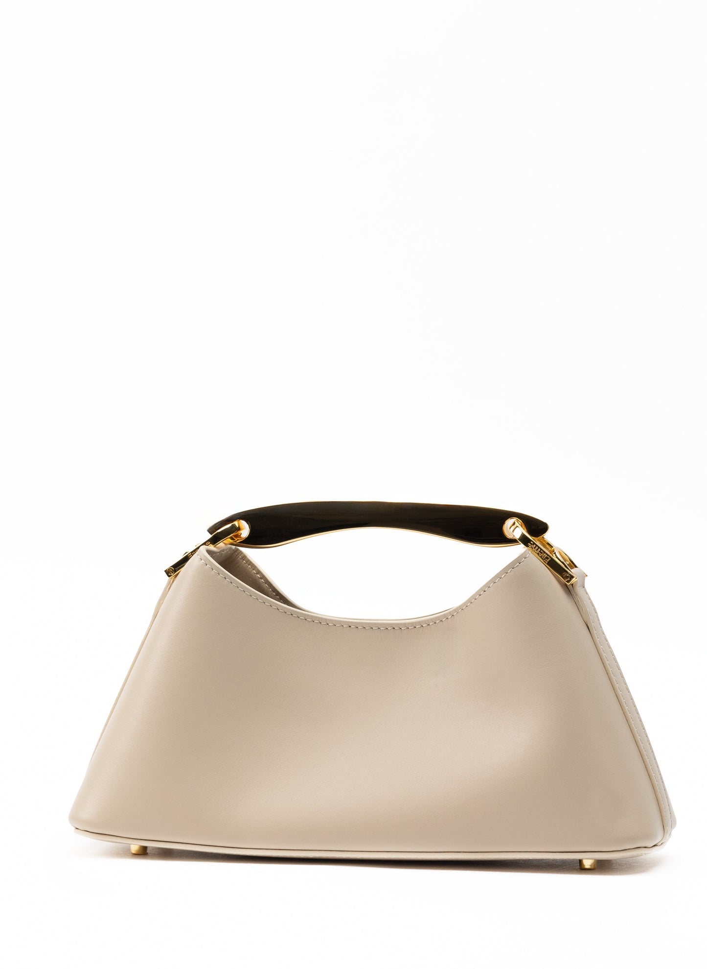 Mini Boomerang Leather Sesame
