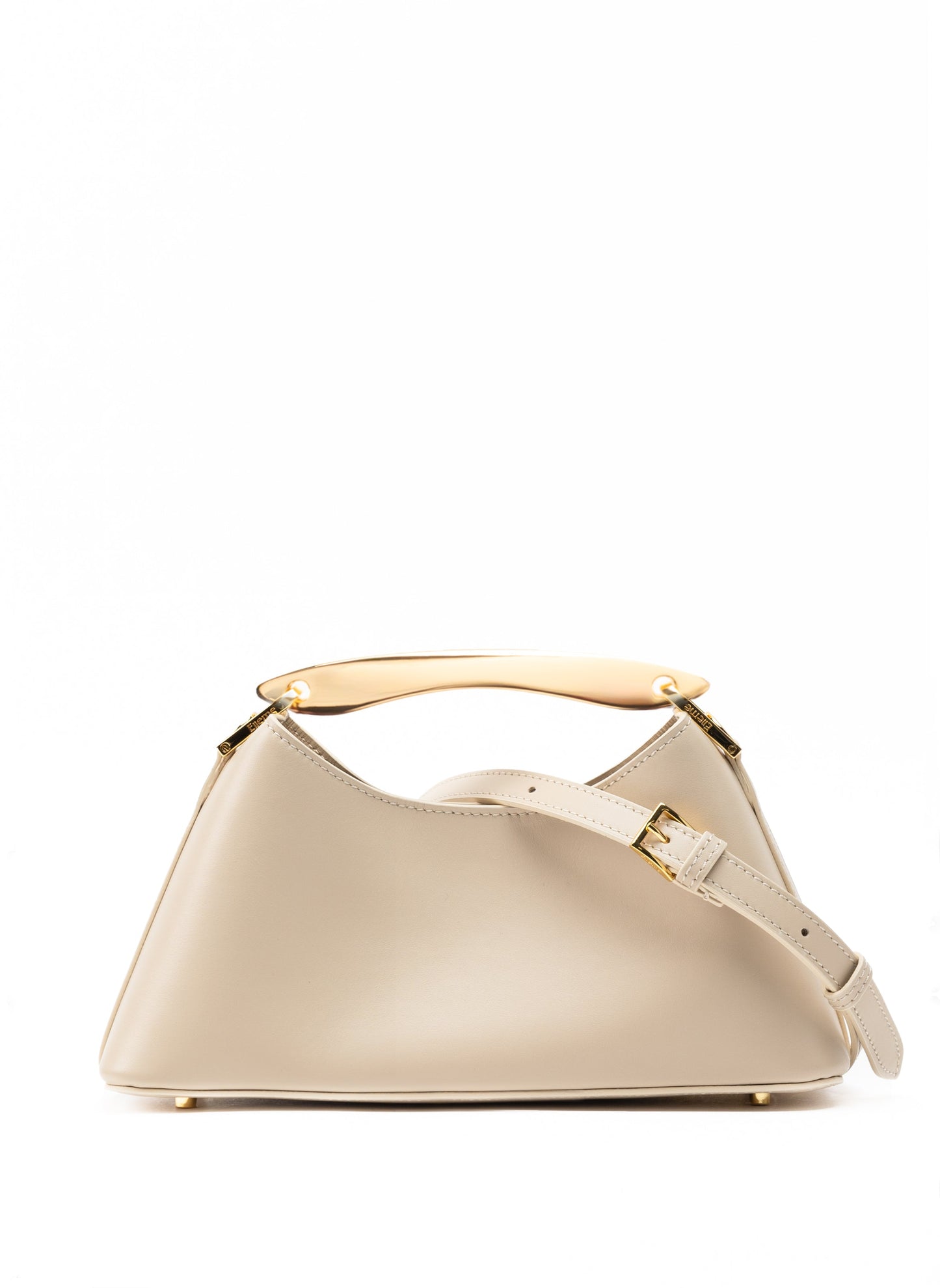 Mini Boomerang Leather Sesame