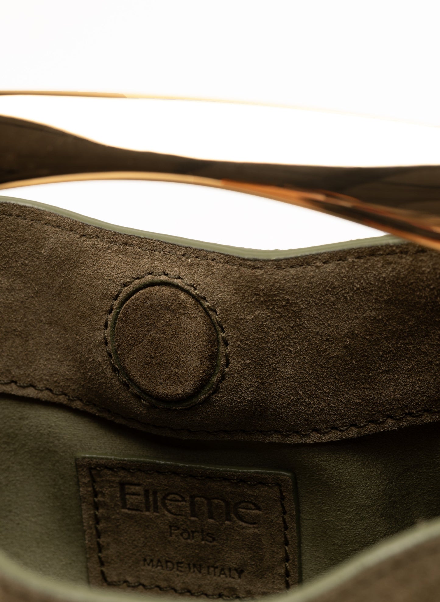 Mini Boomerang Suede Truffle