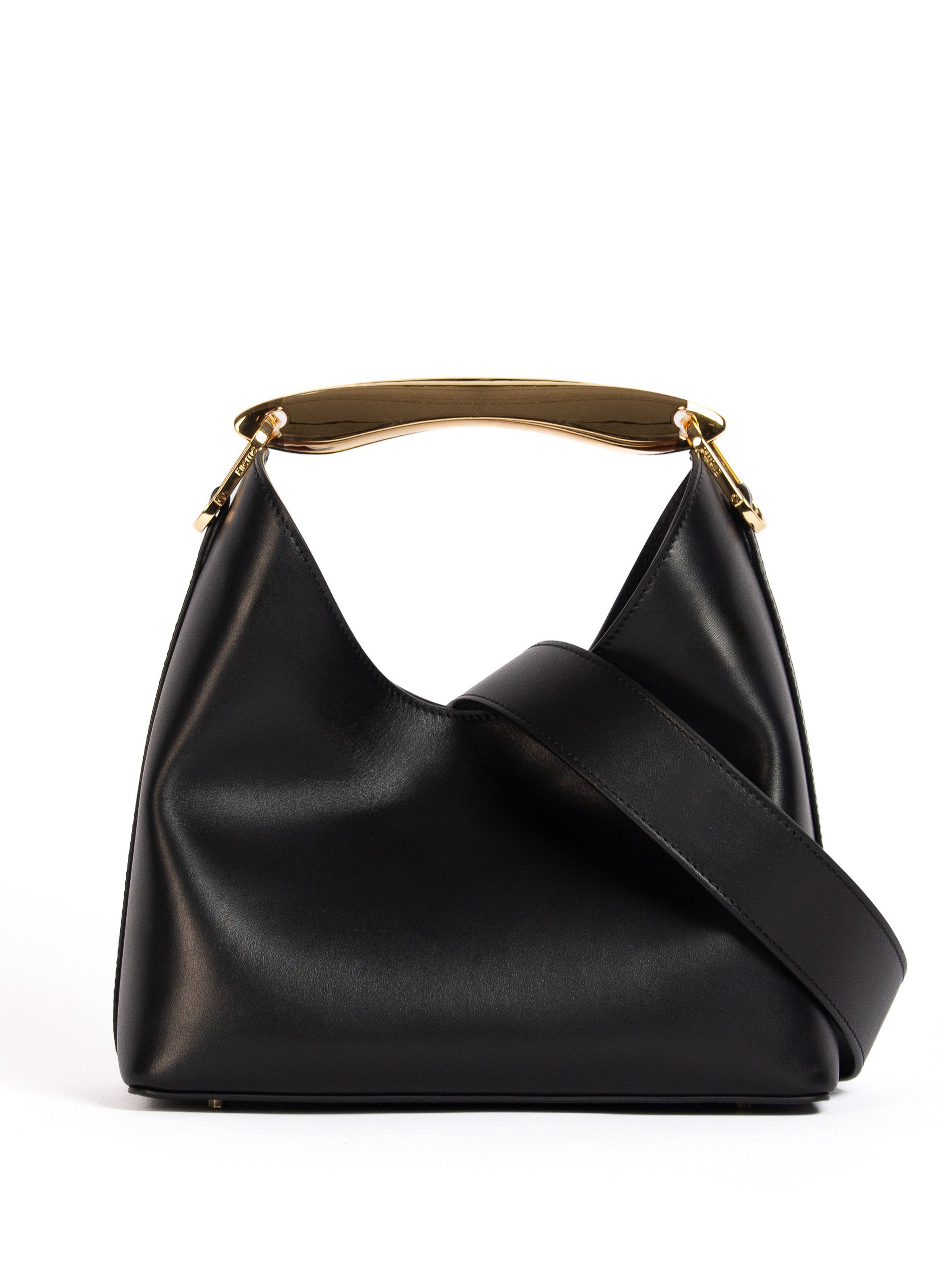 Boomerang Leather Black Gold - Leather Handbags for Women Boomerang Leather Black Gold - Leather Handbags for Women