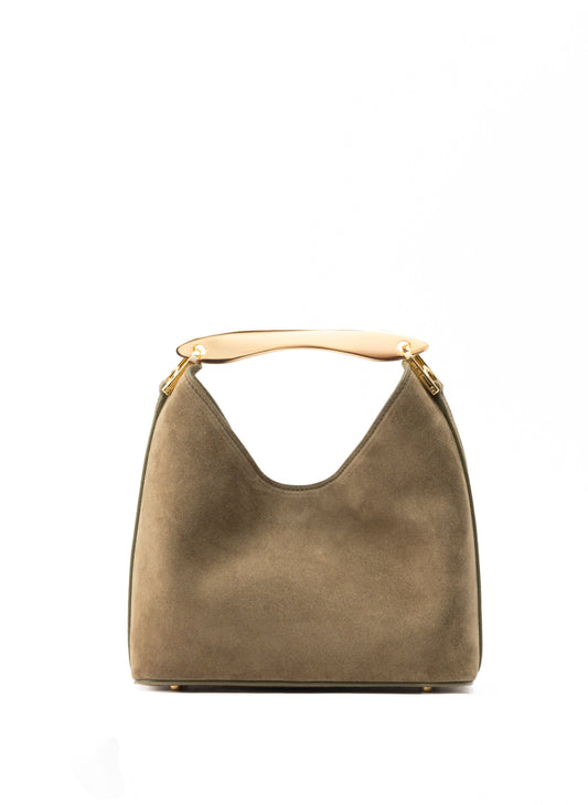 Small Boomerang Suede Truffle