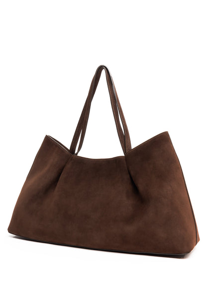 Dimple Tote Suede Brownie