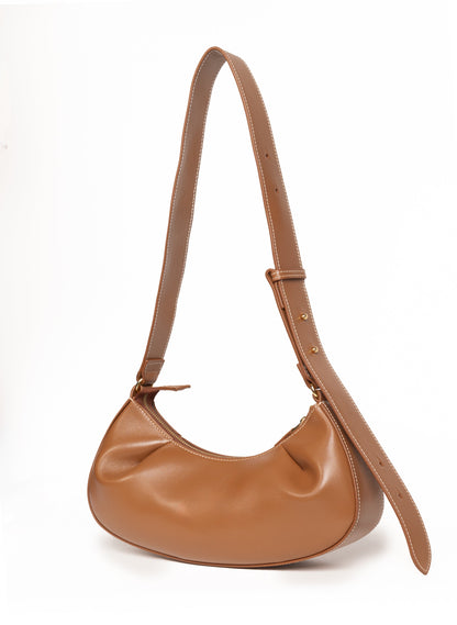 Dimple Moon Leather Cognac