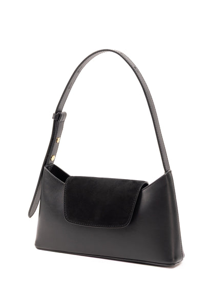 Envelope Suede/Leather Black