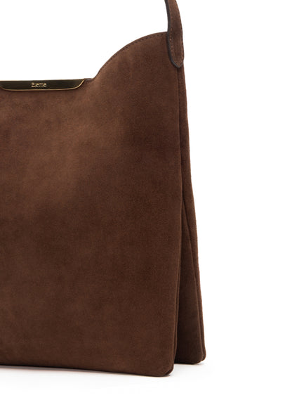 Gemini Suede Brownie - Gold