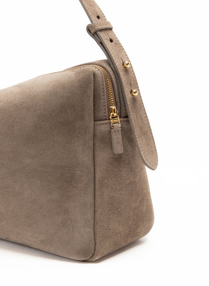 Trousse Large Suede Taupe